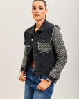 Bi-material jacket - Coco