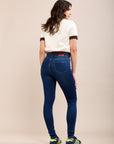 Toxik3 super stretch high waist slim jeans