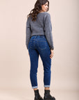 Toxik3 super stretch cuffed boyfriend jeans