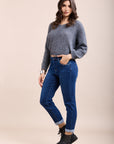 Toxik3 super stretch cuffed boyfriend jeans