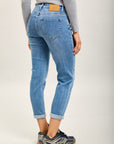 Toxik3 super stretch denim boyfriend jean pants with cuffs