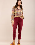 Toxik3 minimalist cuffed stretch denim boyfriend jean pants