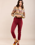 Toxik3 minimalist cuffed stretch denim boyfriend jean pants