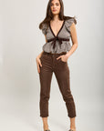 Toxik3 stretch boyfriend jeans with minimalist cuffs