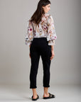 Pantalones vaqueros estilo boyfriend de denim elástico con puños minimalistas Toxik3
