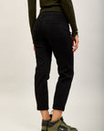 Pantalones vaqueros estilo boyfriend de denim elástico con puños minimalistas Toxik3