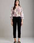 Pantalones vaqueros estilo boyfriend de denim elástico con puños minimalistas Toxik3