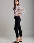 Pantalones vaqueros estilo boyfriend de denim elástico con puños minimalistas Toxik3