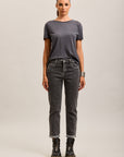 Toxik3 super stretch denim boyfriend jean pants with cuffs
