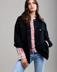 Chaqueta vaquera Toxik3 bolsillos grandes