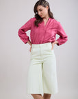 Toxik3 Bermuda en jean pastel