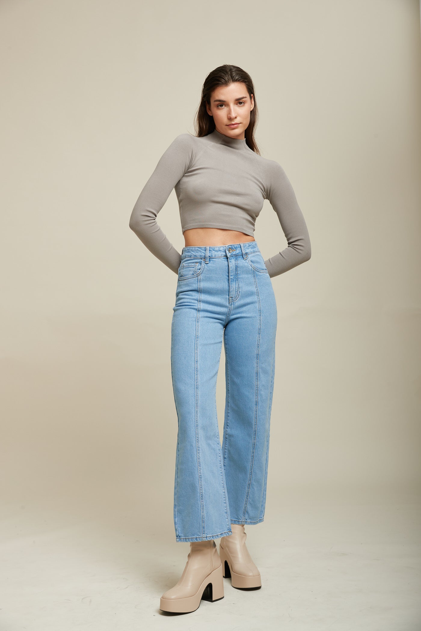 Large high -waisted jeans - Jolly