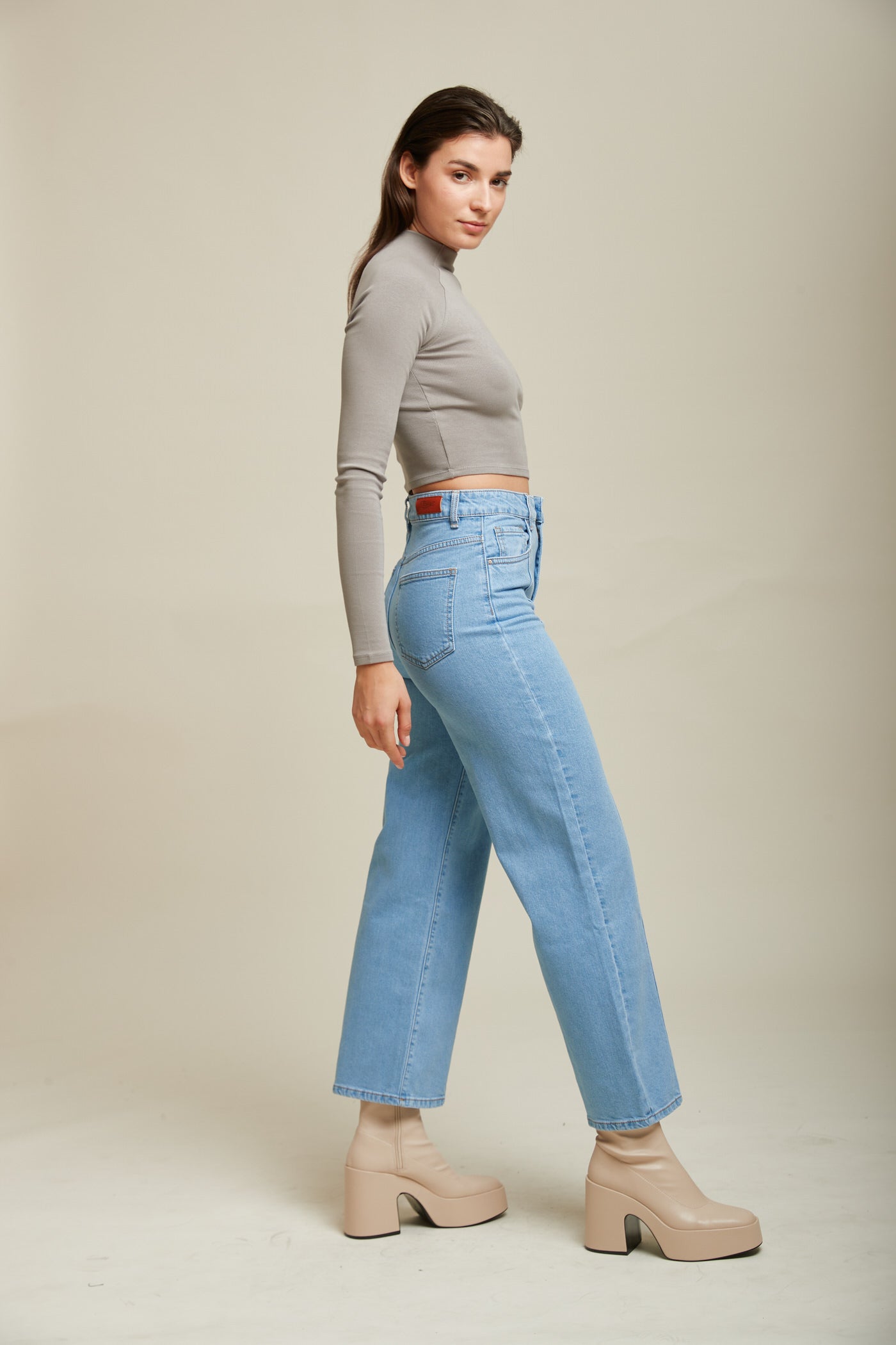 Large high -waisted jeans - Jolly