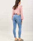 Toxik3 pantalon jean jogg super strech slim push-up
