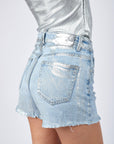 Short jean enduit - Bruxelle - TOXIK3
