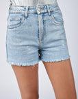 Short jean enduit - Bruxelle - TOXIK3
