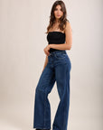 Toxik3 jean taille haute wide leg