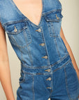 Combinaison jean vintage - Cheryl - TOXIK3
