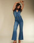 Combinaison jean vintage - Cheryl - TOXIK3