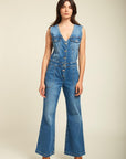 Combinaison jean vintage - Cheryl - TOXIK3