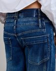 Toxik3 Jean Wide Stretch met dubbele jeans naad