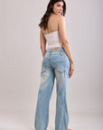 Toxik3 Jean Wide Stretch met dubbele jeans naad