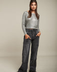 Toxik3 Jean Wide Stretch met dubbele jeans naad