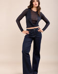 Toxik3 -broek Jean Stretch Wide Leg Couture