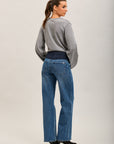 Toxik3 stretch denim en tweed jeans