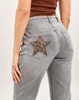 Toxik3 Jean Law Stretch Strass Léopard Star