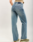 Toxik3 straight stretch denim pants with pockets