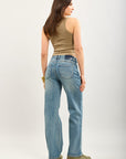 Toxik3 straight stretch denim pants with pockets