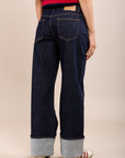 Toxik3 stretch jeans met brede maxi-manchetten