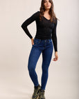 Toxik3 jean skinny taille basse push-up stretch