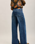 Toxik3 extra wide stretch jean pants with cutouts and pockets