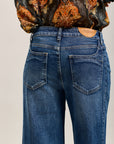 Toxik3 extra wide stretch jean pants with cutouts and pockets