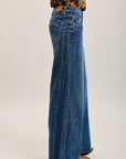 Toxik3 extra wide stretch jean pants with cutouts and pockets