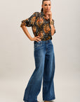 Toxik3 extra wide stretch jean pants with cutouts and pockets