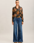 Toxik3 extra wide stretch jean pants with cutouts and pockets