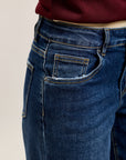 Toxik3 extra-wide frayed stretch denim jean pants