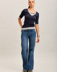 Toxik3 pantalon jean bootcut denim stretch