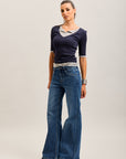 Toxik3 pantalon jean bootcut denim stretch