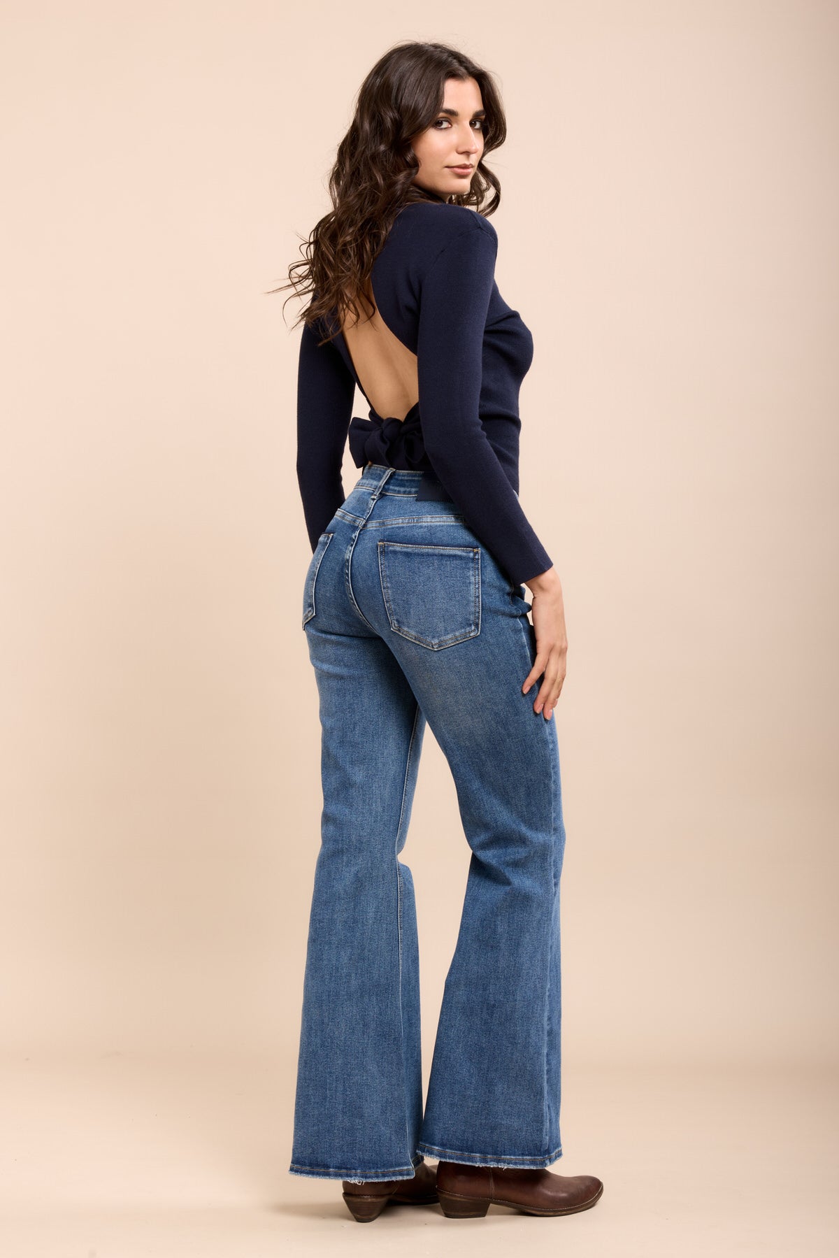 Toxik3 bootcut stretch denim pants blue denim