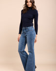 Toxik3 denim bootcut jeansbroek
