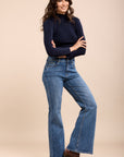Toxik3 denim bootcut jeansbroek