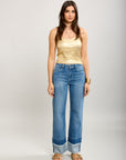 Toxik3 gerade Stretch-Jeanshose mit Umschlagtaschen