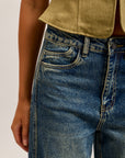 Toxik3 balloon cropped stretch denim jean pants