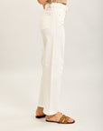 Toxik3 ballon cropped jeansbroek van stretchdenim