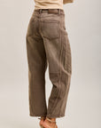 Toxik3 balloon cropped stretch denim jean pants