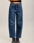 Toxik3 balloon cropped stretch denim jean pants